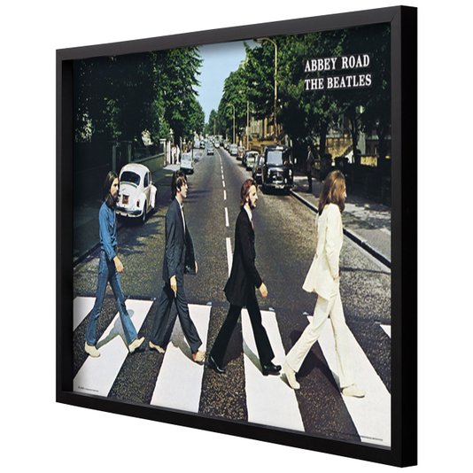 Poster The Beatles Abbey Road 90x60cm com/sem Moldura