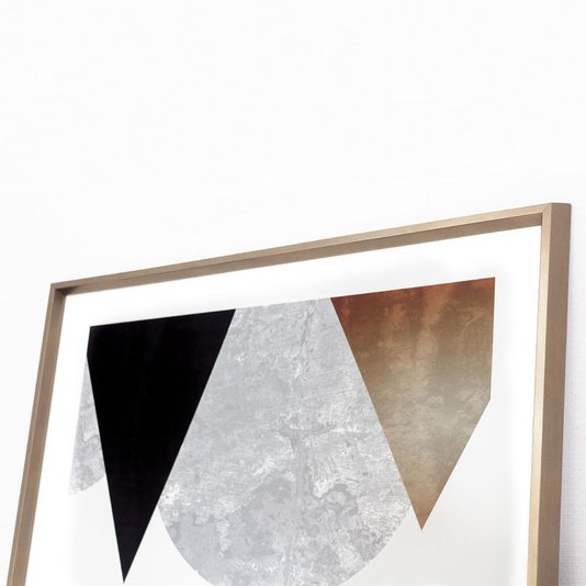 Quadro Abstrato Geométrico Escandinavo 60x80cm