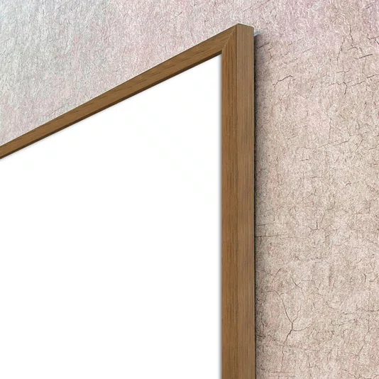 Quadro Abstrato Preto e Branco Estilo Textura Metálica e Espiral com Moldura e Vidro