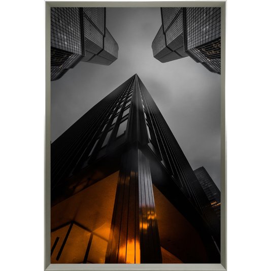 Quadro Arquitetura de Edifício Noite Luz Natural - Escolha o Tamanho