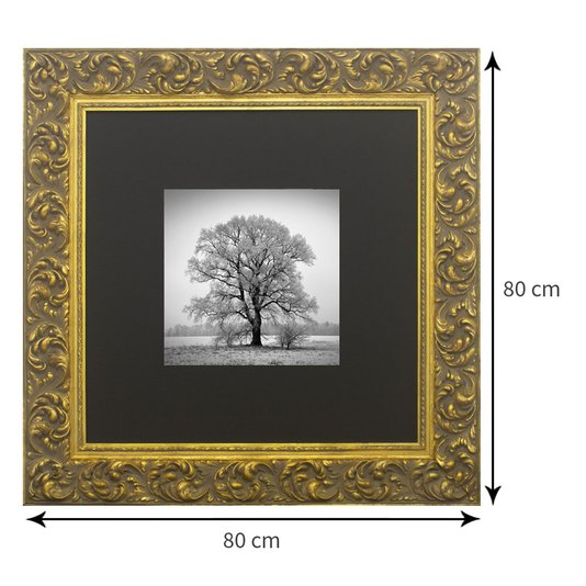 Tamanho do quadro: 80 x 80 cm.