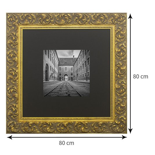 Tamanho do quadro: 80x80 cm.