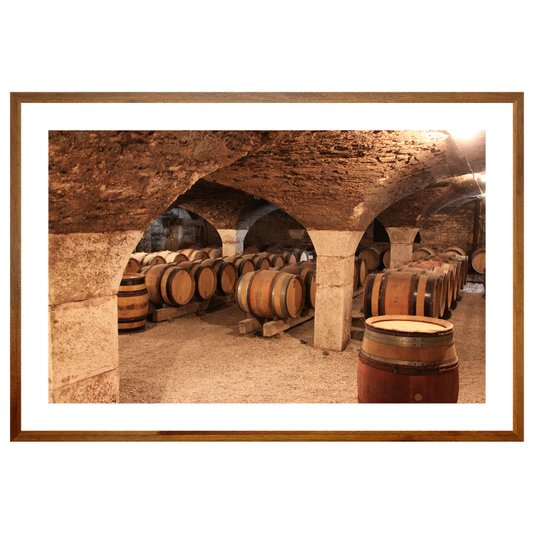 Quadro de Bebidas Adega Barril de Vinho 90x60 cm
