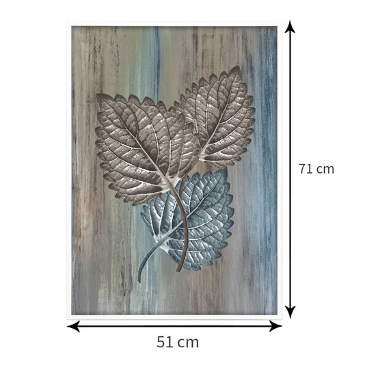 Tamanho exato do quadro: 51x61 cm.