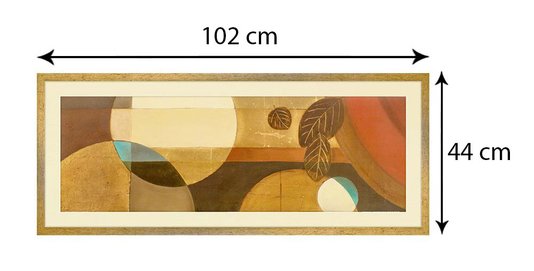 Tamanho (Largura x Altura): 102x44 cm.