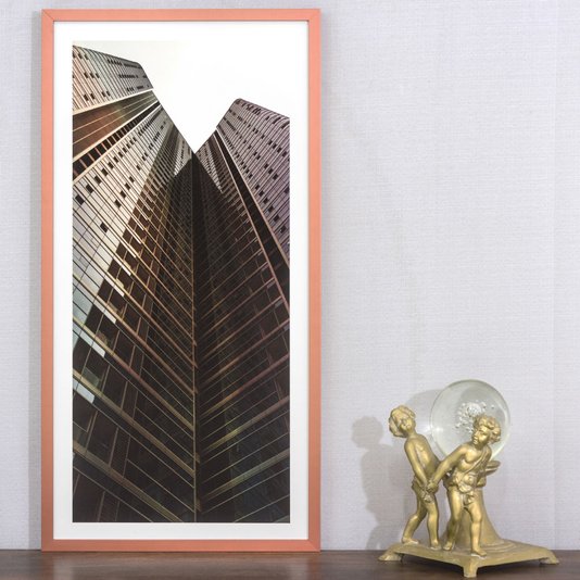 Quadro Decor Arquitetura Foto Arranha-céu Skyline 40x70 cm