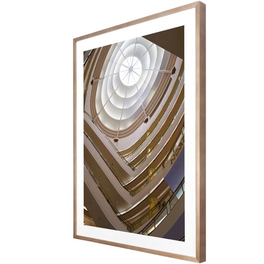 Quadro Decorativo Arquitetura Moderna Interior Edifício 60x80 cm
