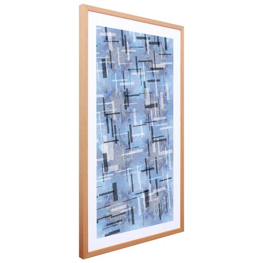 Quadro Decorativo com Impressão Personalizada Abstrata Colorida 50x90cm
