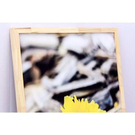 Quadro Decorativo com Impressão Personalizada Flor Amarela 50x70cm