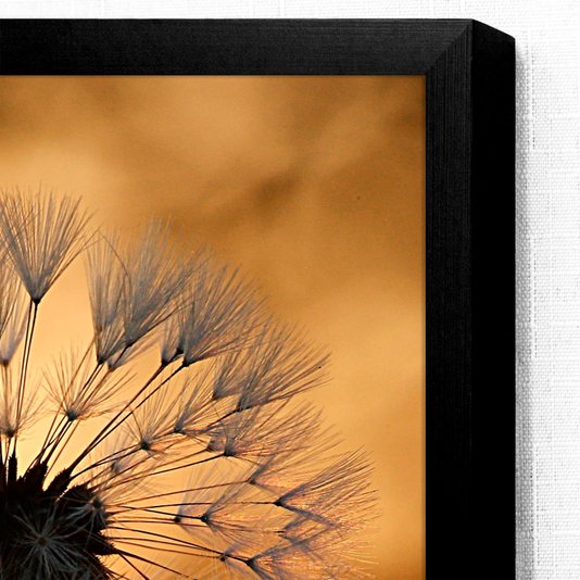 Quadro Decorativo Floral Dente de Leão Sunset 70x100 cm