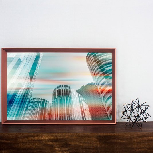 Quadro Decorativo Moderno Arquitetura Edfícios na China 95x65 cm