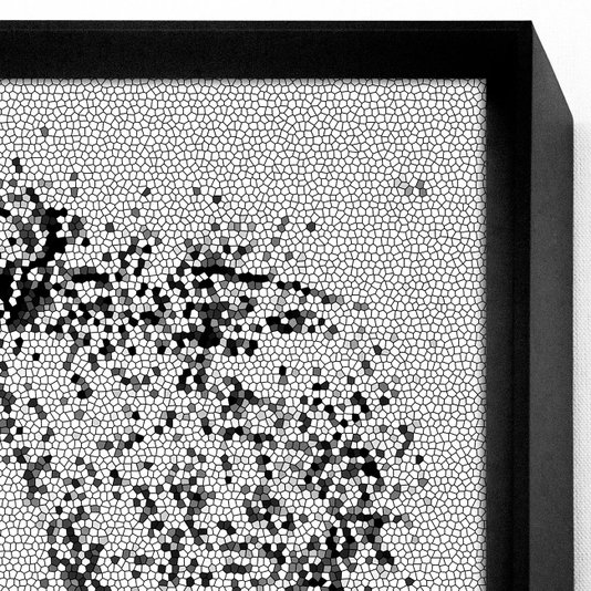 Quadro Decorativo Moderno com Moldura Arte Abstrata Mulher - Escolha o Tamanho