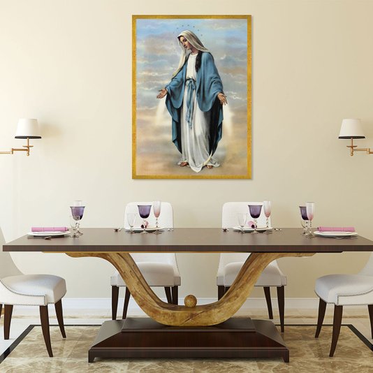 Quadro com Imagem Nossa Senhora da Medalha Milagrosa