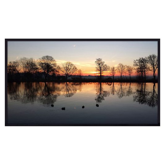 Quadro de Paisagem Nascer do Sol em Amsterdam 150x80cm