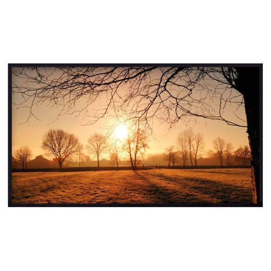 Quadro Decorativo Paisagem Nascer do Sol no Campo 150x80 cm