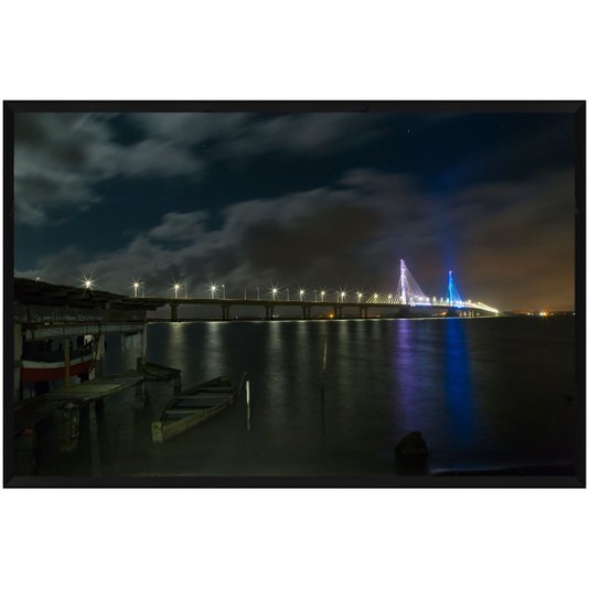 Quadro Decorativo Ponte Anita Garibaldi Laguna Santa Catarina 200x130cm