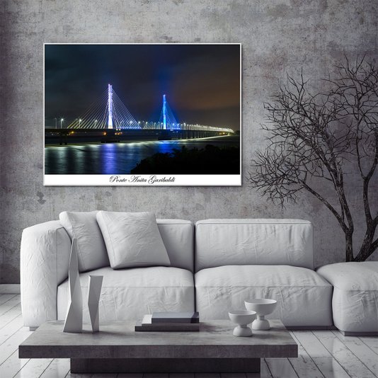 Quadro Decorativo Ponte Anita Garibaldi Laguna SC 140x100cm