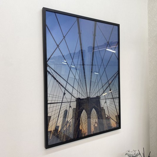 Quadro Decorativo Ponte do Brooklyn em Nova Iorque - Escolha o Tamanho