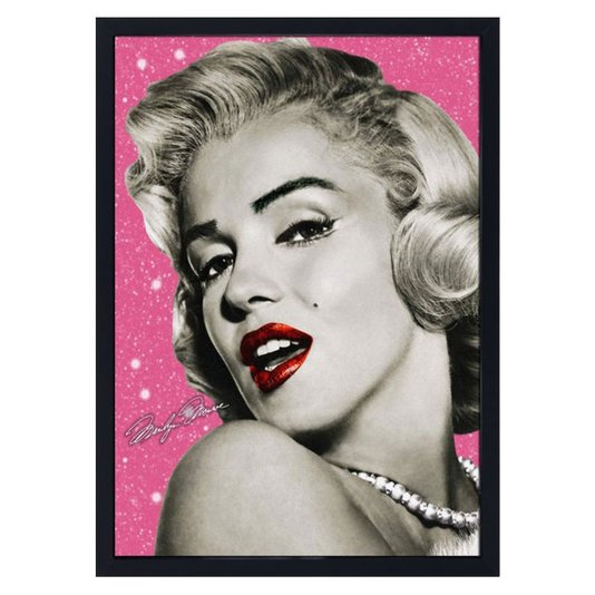 Quadro Decorativo Poster 3D Decorativo Marilyn Monroe Piscando 50x70cm