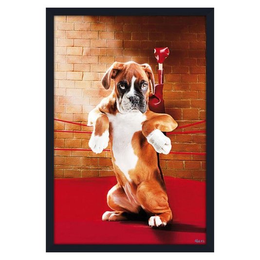 Quadro Decorativo Poster Dog Boxer 60x90cm
