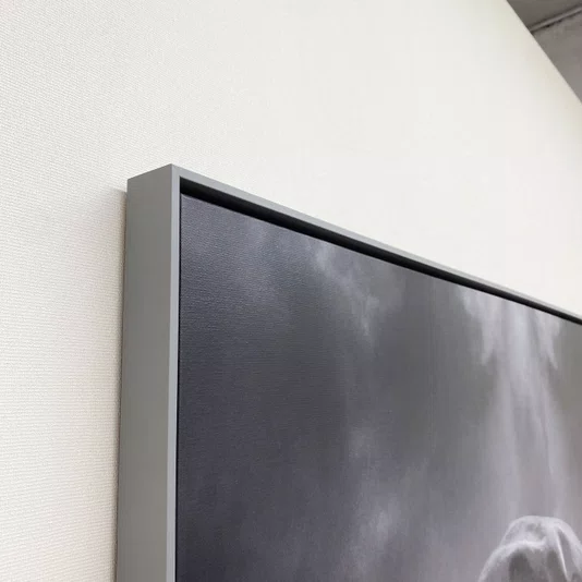 Quadro Decorativo Retrato da Escultura Leonardo da Vinci Tons Neutros 120x210 cm