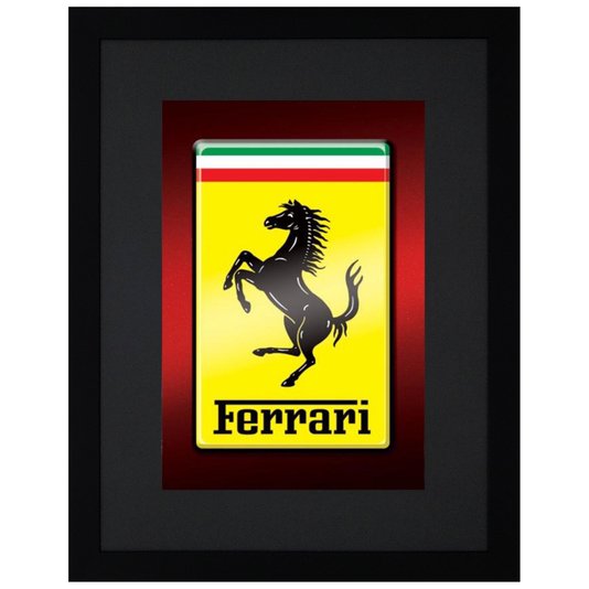 Quadro Decorativo Símbolo da Ferrari 100x130cm