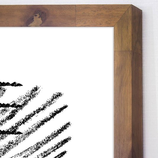 Detalhes da Moldura, estilo rústica.