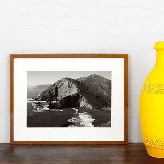 Quadro em Preto e Branco Paisagem Tennessee Cove 40x30 cm