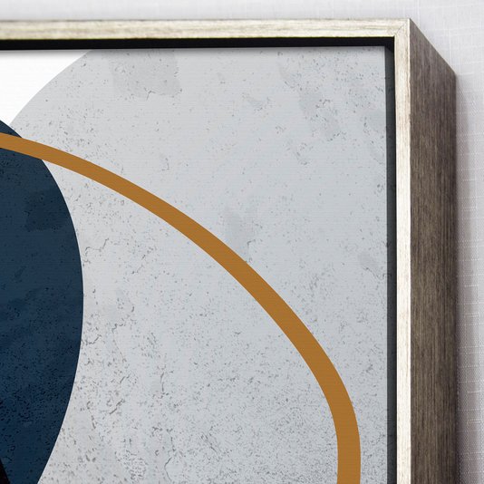 Quadro em Tela Canvas Arte Abstrata com Formas Orgânicas - Escolha o Tamanho
