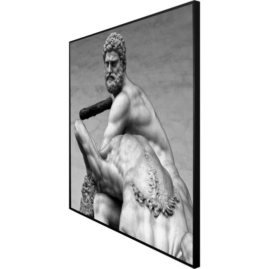 Quadro Escultura Hércules e Nesso Centauro por Dorival Moreira