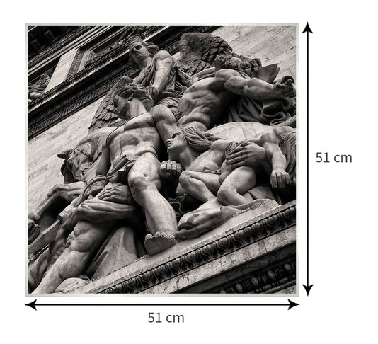 Quadro de tamanho personalizável: 51x51 cm.