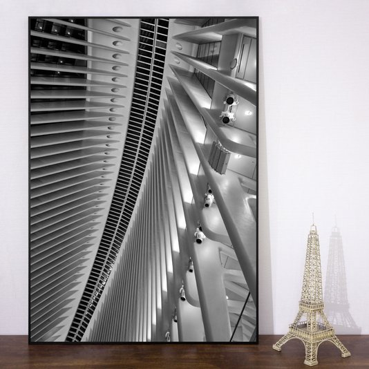 Foto, quadro sobre aparador.