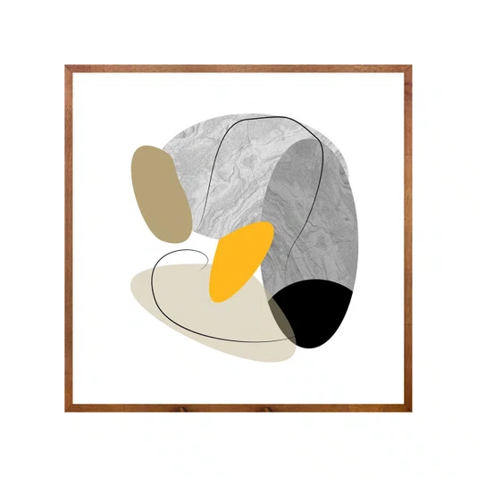 Quadro Gigante Desenho Abstrato Textura Moderna - Escolha o Tamanho