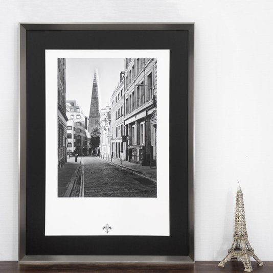 Quadro Grande Moderno Arranha Céu Shard London Bridge 90x120 cm