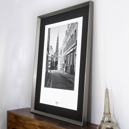 Quadro Grande Moderno Arranha Céu Shard London Bridge 90x120 cm