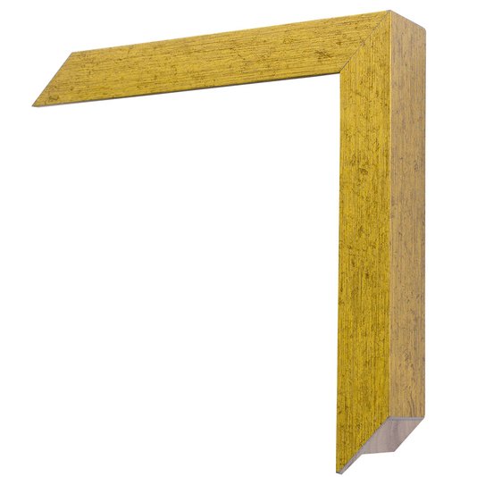 Moldura de alto padrão com 2 cm de largura x 3 cm de profundidade.