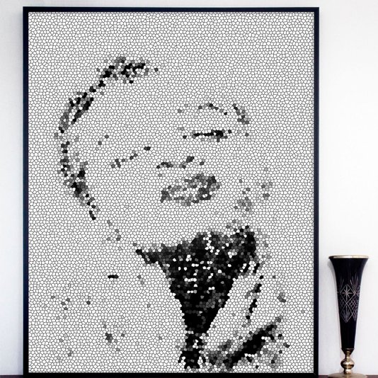 Quadro Moderno Decorativo com Moldura Arte Abstrata Mulher - Escolha o Tamanho