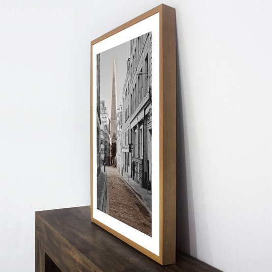 Quadro Paisagens Urbanas Londres Arranha-céu Shard London Bridge 60x80 cm