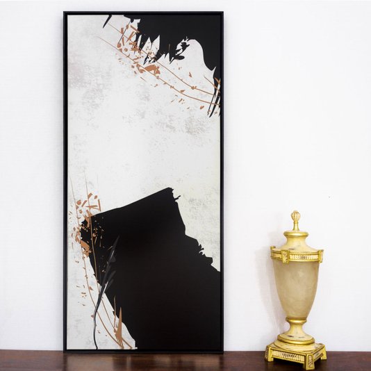 Quadro Tela Canvas Abstrato Arte Moderna 50x110 cm