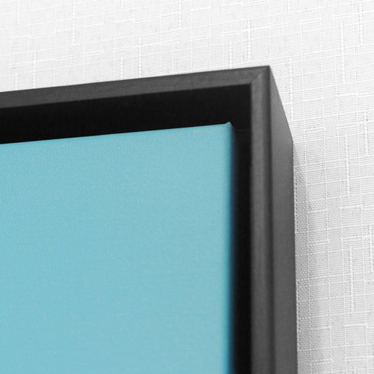 Quadro Tela Canvas Bicicleta em Tons Azuis por Dorival Moreira