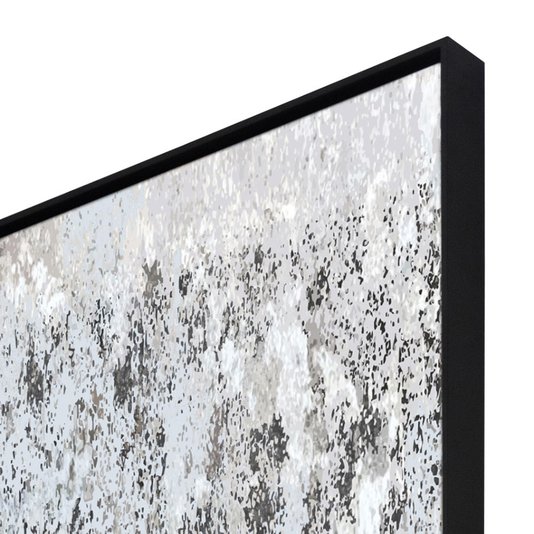 Detalhes, tela canvas com moldura flutuante.