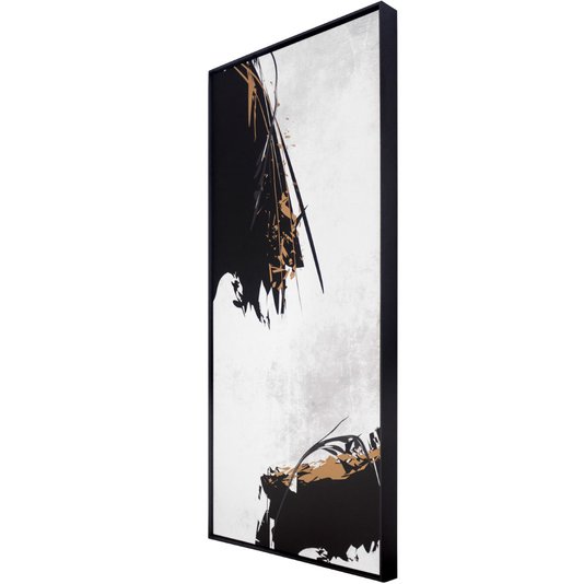 Quadro Tela Canvas Desenho Abstrato Arte Moderna 50x110 cm