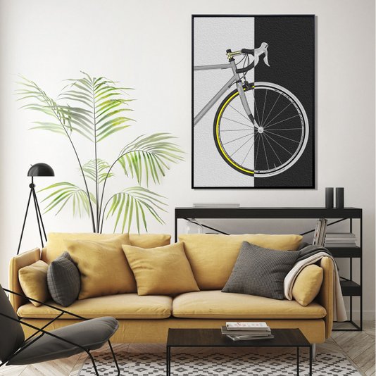 Quadro Tela Decorativa Bicicleta Speed por Dorival Moreira