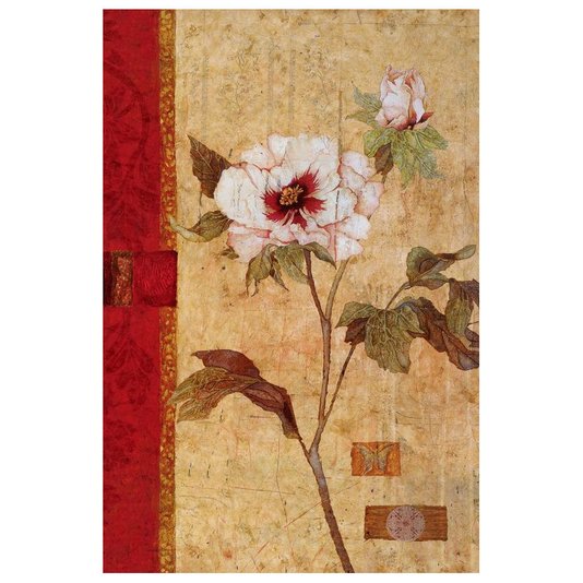 Quadro Tela Decorativa Flor Rosa Branca 60x90cm