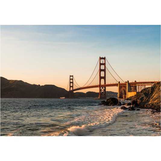 Quadro Tela Decorativa Impressa Ponte Golden Gate 166x115cm
