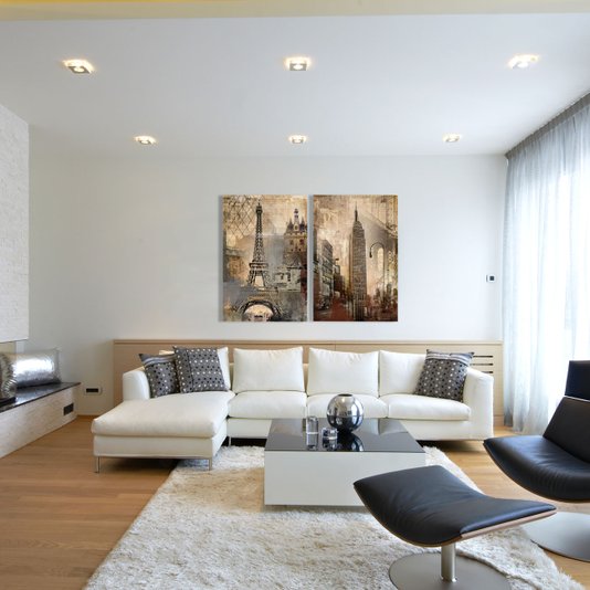 Quadro Tela Decorativa Impressão Digital Arranha céu Empire State Building de Nova Iorque 60x90cm