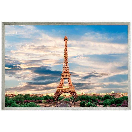 Quadro Torre Eiffel Paris Paisagem Urbana 150x100cm
