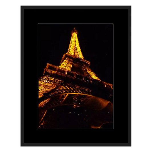 Quadro Vista Inferior Torre Eiffel Ponto Turístico de Paris 70x90cm