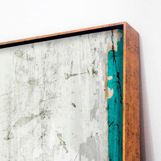Tela Canvas com Moldura Dourada Arte Moderna Abstrata Escolha o Tamanho