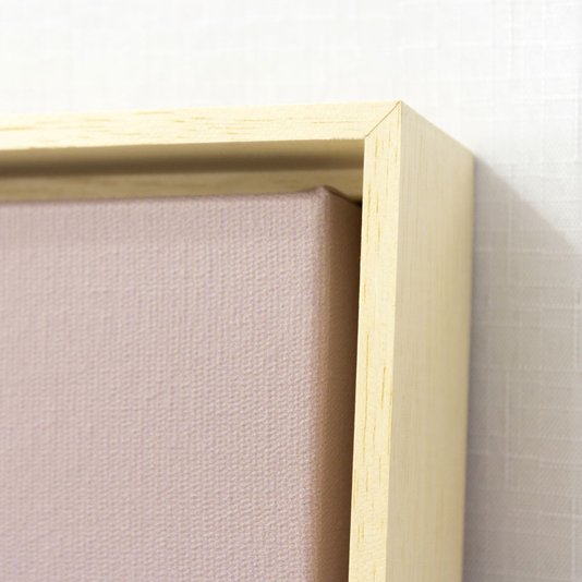 Tela Canvas Geométrica Colorida com Moldura Natural Estilo e Versatilidade para o seu Lar